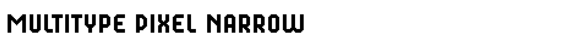 MultiType Pixel Narrow image